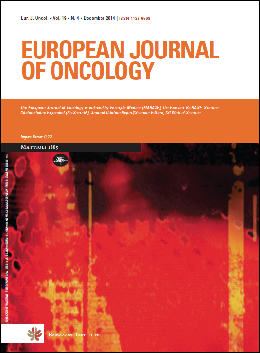 					View European Journal of Oncology Vol.19, No 4 (2014)
				