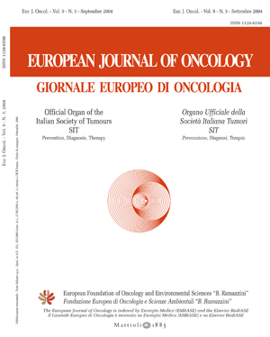 					View European Journal of Oncology Vol.9, No.3 (2004)
				